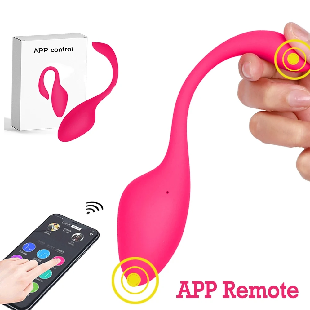 Вибраторы Bluetooth для женщин тихие вибрирующие яйца подключенные к смартфону