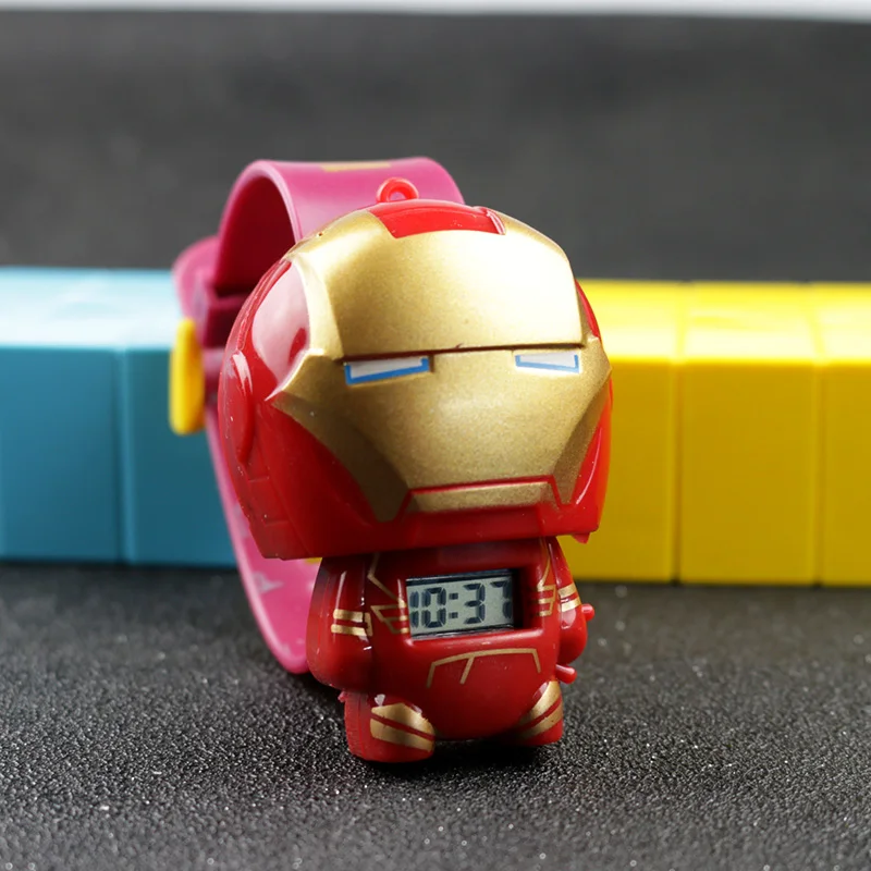 Часы Детские телескопические с принтом Человек-паук |