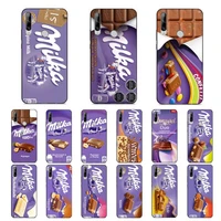 babaite popolar chocolate milka box phone case for huawei y 6 9 7 5 8s prime 2019 2018 enjoy 7 plus