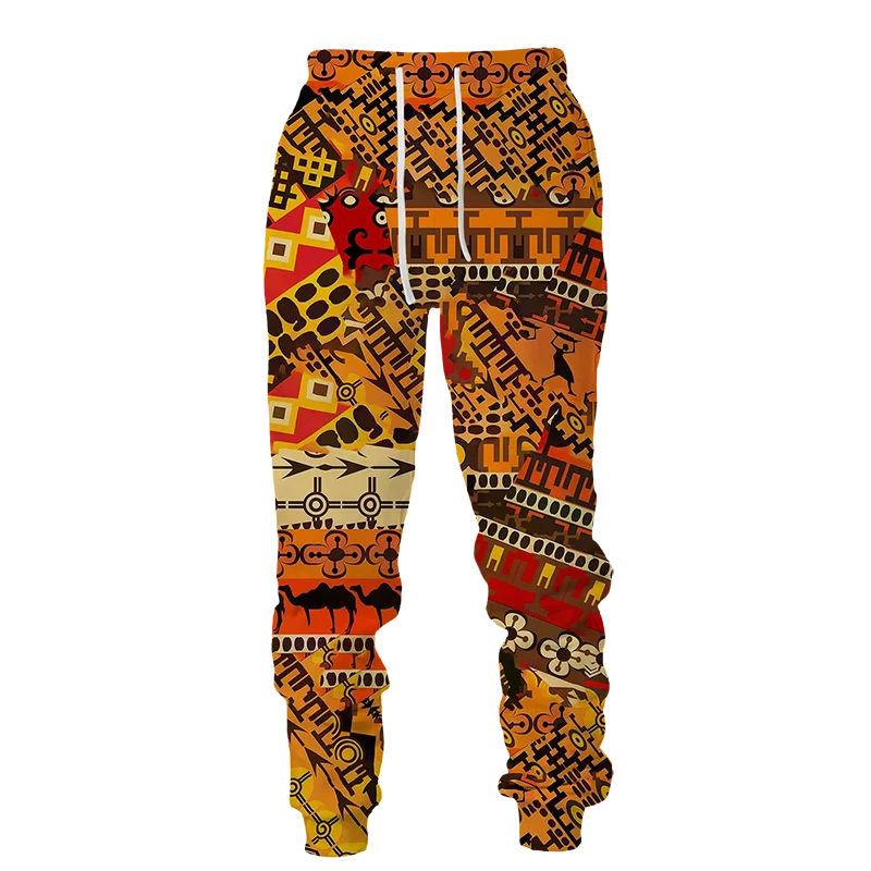 

New Arican Danshiki Sweatpants Folk Customs Art Patchwork 3D Print Joggers Men Women Jogging Pants Trousers Streetwear Clothing