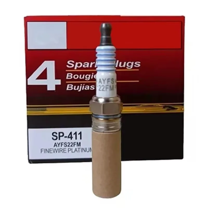 4 шт. AYFS22FM SP-411 платиновая свеча зажигания для MAZDA FORD FOUCS C-MAX FIESTA EDGE LINCOLN MKX CADILLAC CTS MERCURY