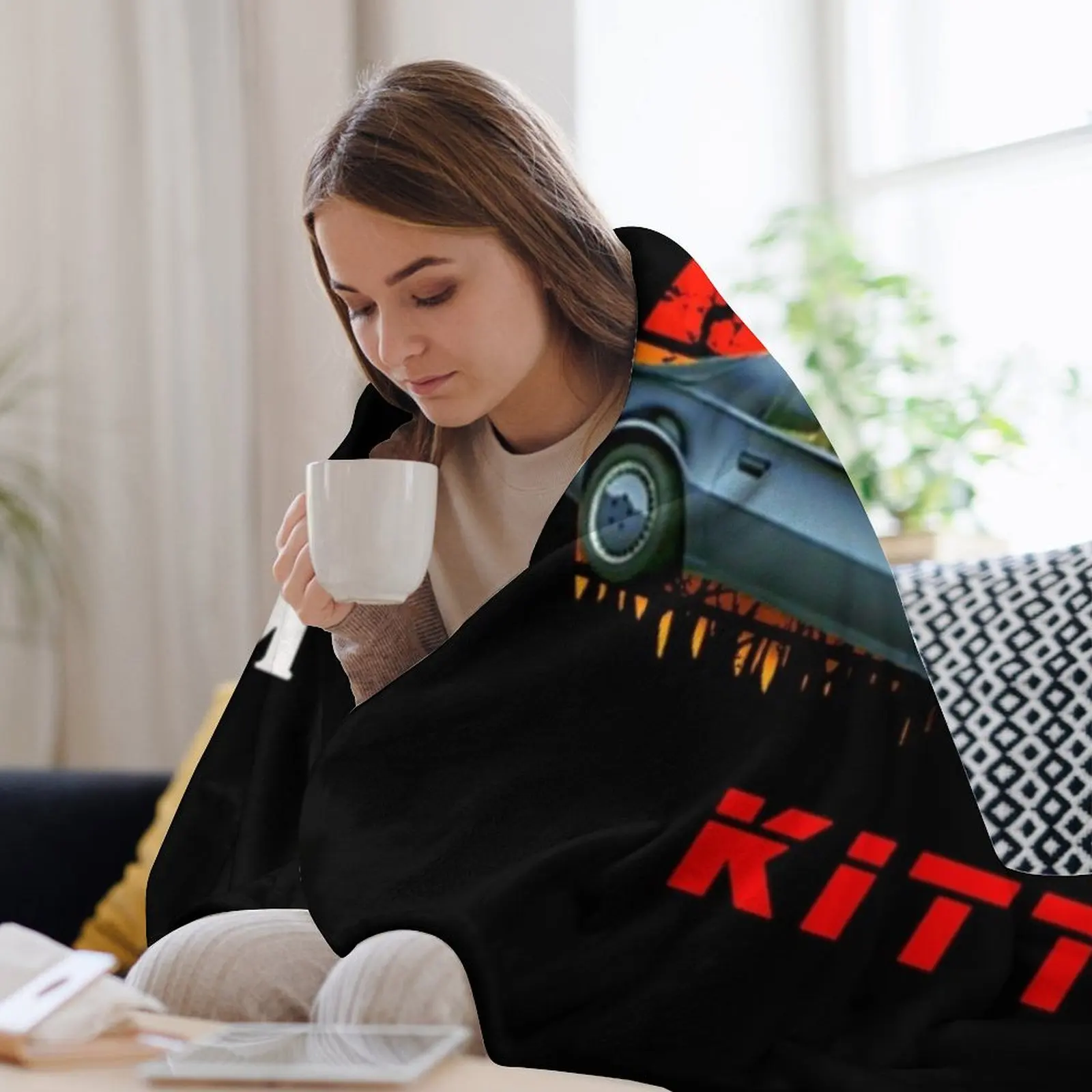 K2000 Knight Rider Плед для дивана Полярные термоодеяла