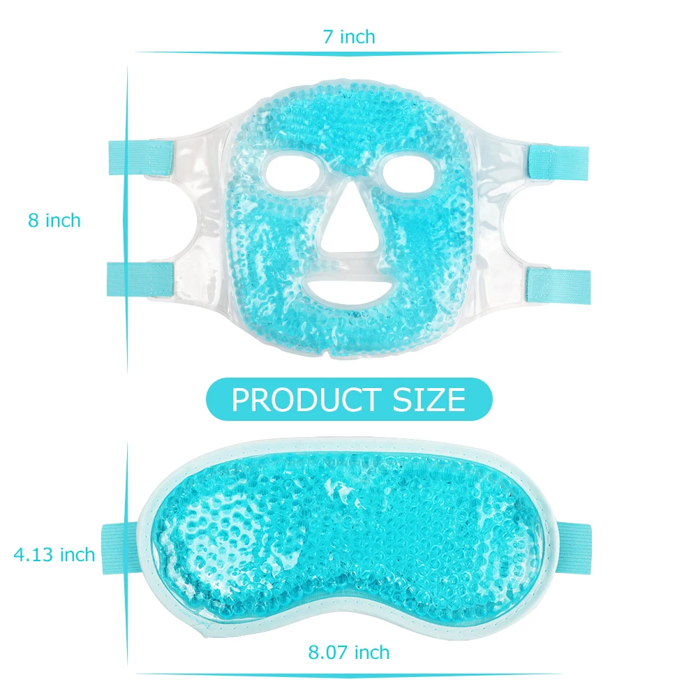 Ice Gel Face Mask Anti Wrinkle Relieve Fatigue Skin Firming Spa Hot Cold Therapy Ice Pack Cooling Massage Beauty Skin Care Tool images - 6