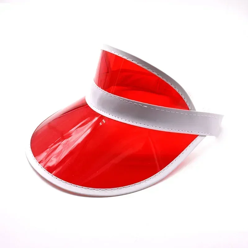 Пластиковая ПВХ унисекс летняя шляпа с солнцезащитным козырьком Повседневная