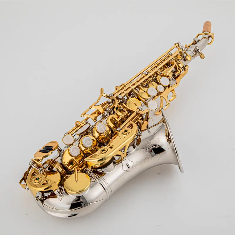 Yanagisawa SC-9937 Bb Саксофон сопрано посеребренный латунный профессиональный деревообрабатывающий инструмент с золотым ключом (art.: 3920c1e299bfa) - 3920c1e299bfa