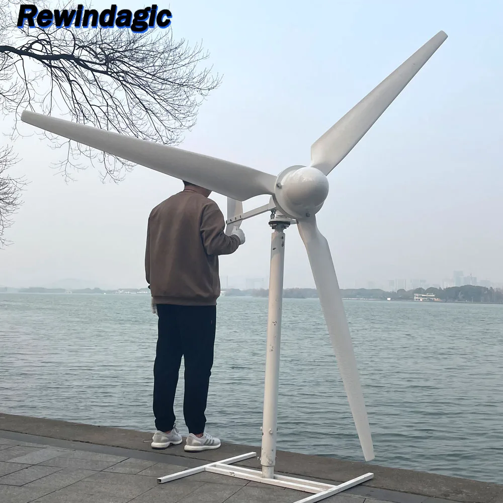 Ветряная Турбина 20 кВт 30 10000 Вт с 3 лопастями генератор переменного тока