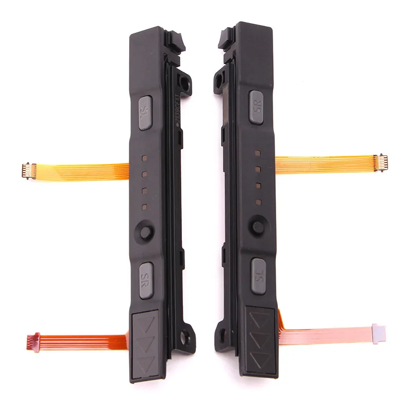 

1 pair nintend Switch handle rails OEM Complete Left Right Plastic Rail Assembly with Flex Cable For NS switch Joy-con Grey