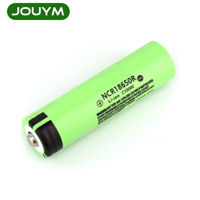 

18650 аккумулятор 2000 мАч NCR18650R литий-ионный 3,7 в перезаряжаемый аккумулятор литий-ионные батареи для фонарика
