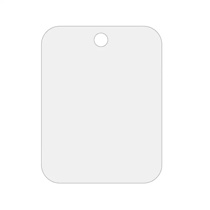 Зеркальное акриловое противотуманное зеркало для ванной комнаты, 17 х13 см