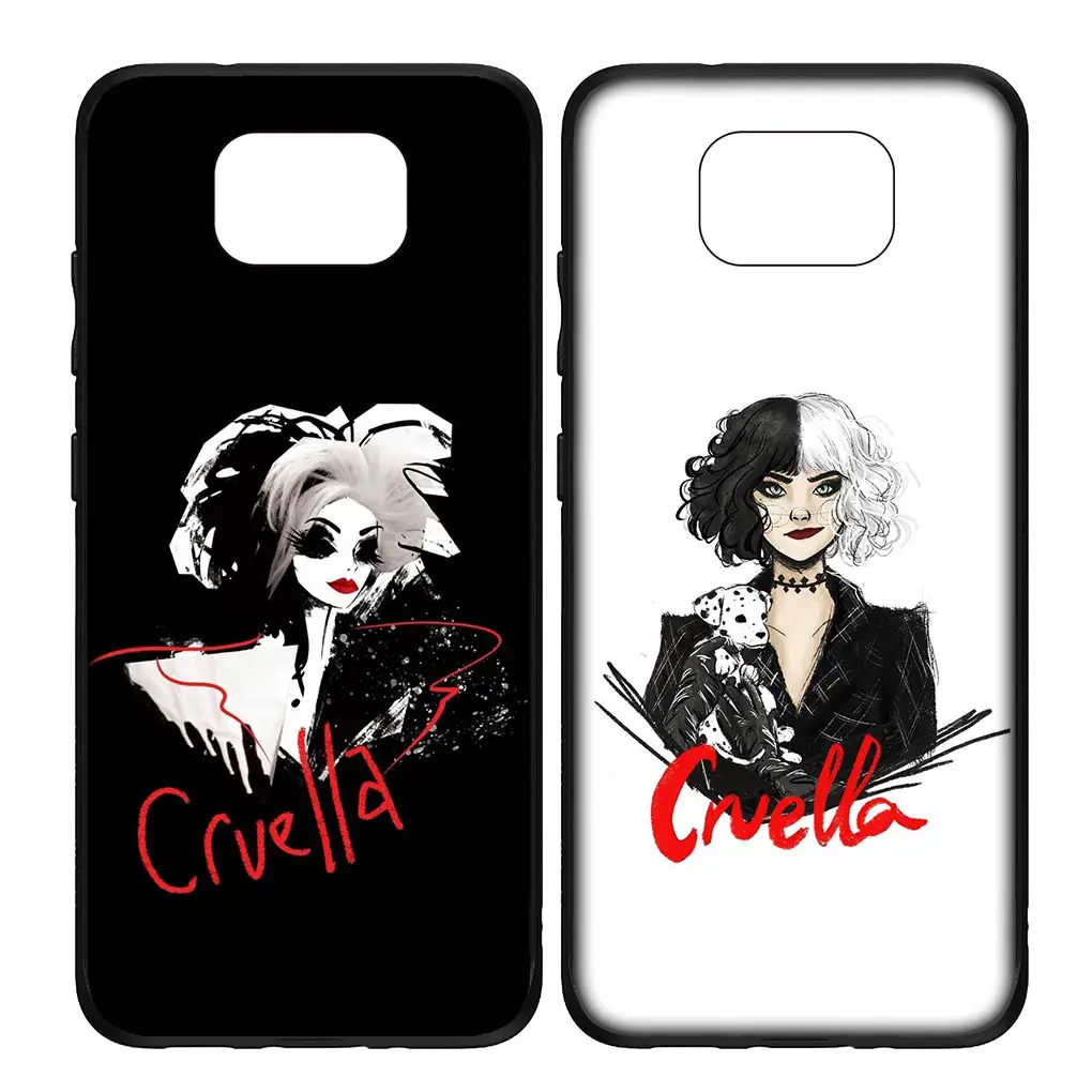 Мягкий чехол Cruella De Vil Devil Funda для Xiaomi Redmi Note 10 12 Pro 10A 10C 12C 10X 10S 8T C телефона