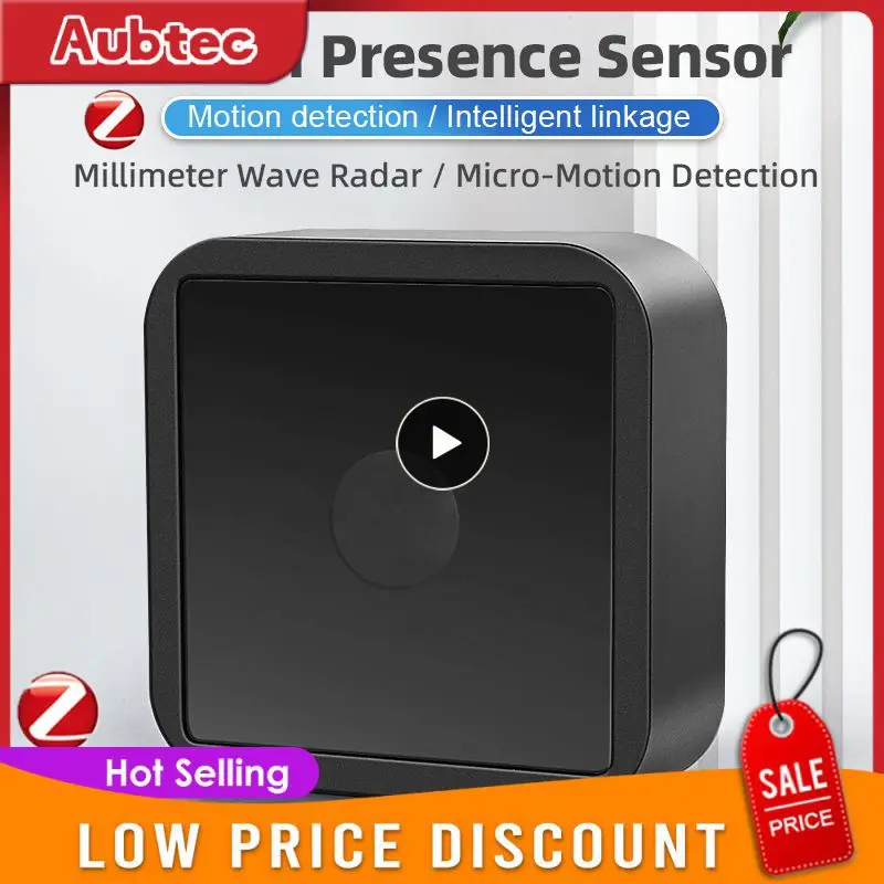 

Security Protection Need Zigbee Gateway Human Motion Detector Wireless Mini Mmwave Detection Pir Motion Sensor Tuya Zigbee Black