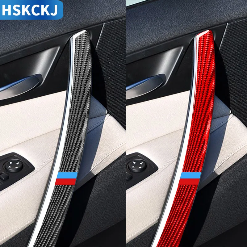 

For BMW X3 E83 2004 2005 2006 2007 2008 2009 2010 Carbon Fiber Door Dush Handle Frame Trim Strips Stickers Car Accessories