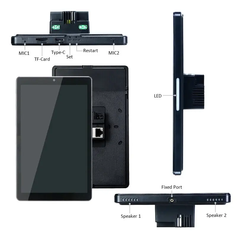 YC-SM08P Новый 8-дюймовый портретный дисплей 800x1280 промышленный планшет с поддержкой