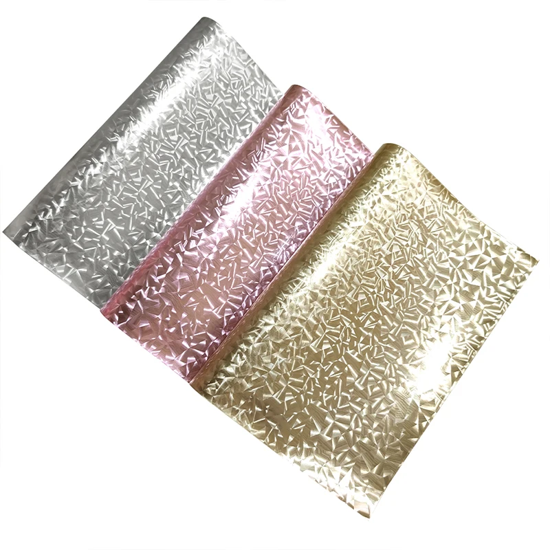 

20*30cm 10PCS Suit Holographic Shiny Mirror Unreal Color Faux Leather DIY Handbag Storage boxes Handmade Handicraft Materials