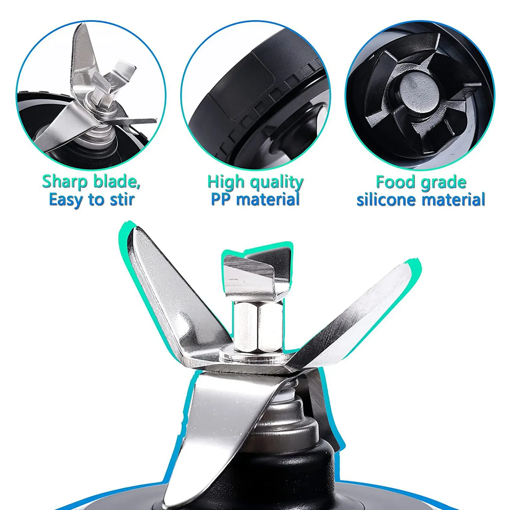 Аксессуары для лезвий Ninja QB3000/QB3000SSW совместимы с Nutri 5 пластин