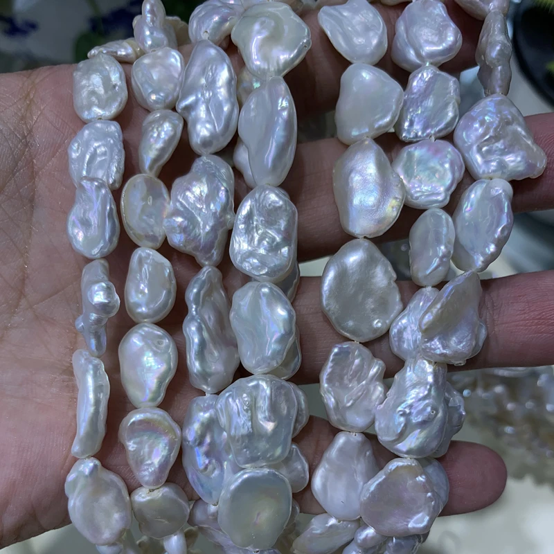 

Icnway натуральные белые бусины из пресноводного жемчуга реборн Кеши в стиле барокко 8-10-12 мм для изготовления ювелирных изделий оптом