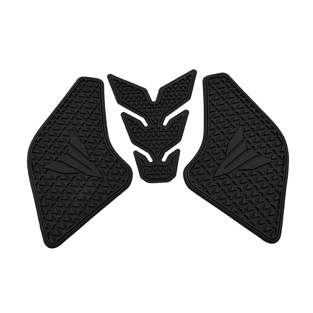 

2021 2022 2023 ДЛЯ YAMAHA MT07 MT-07 MT 07, аксессуары для мотоциклов, нескользящие боковые наклейки на топливный бак, водостойкая прокладка, резиновая наклейка