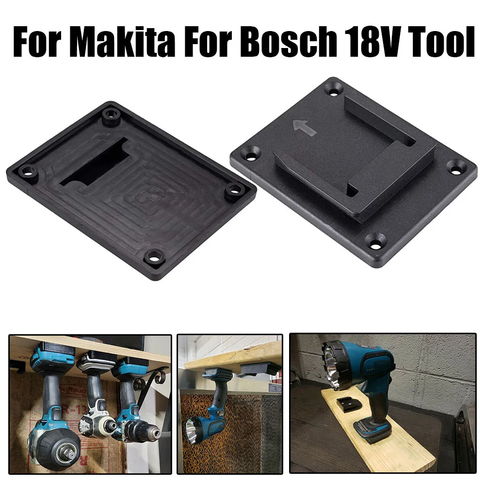 

1pc Electric Tool Holder Wall Mount Storage Rack For Makita For Bosch Machine Bracket Base Fixing Device Tool Stand Slots