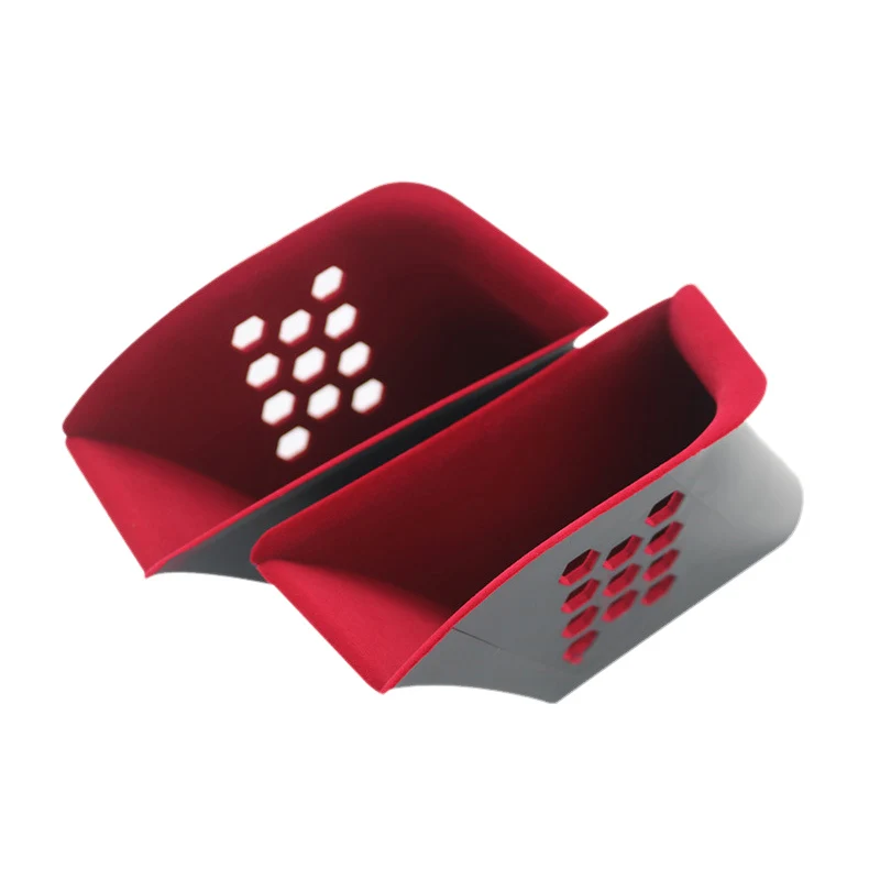 

2Pcs Red Door Armrest Organizer Storage Box for Porsche 911 Boxster Cayman 2013-2019