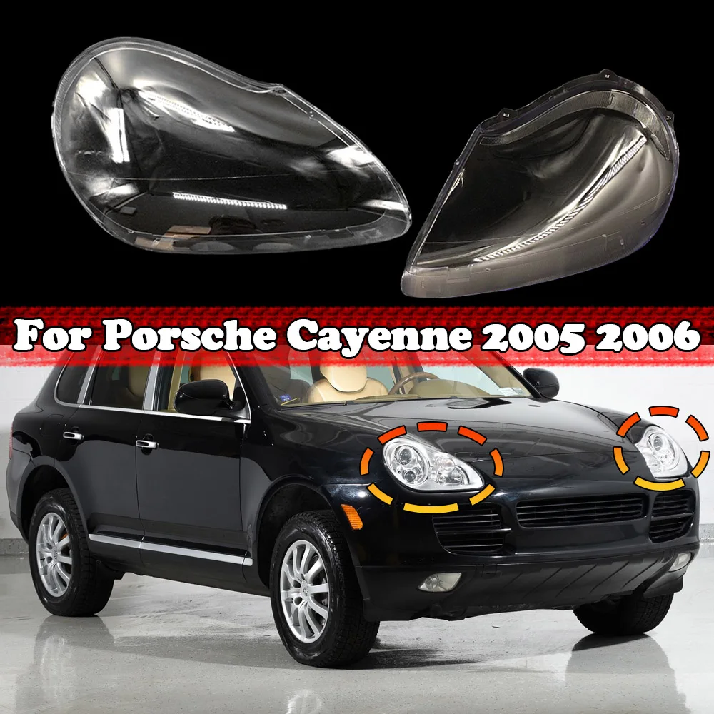 

Аксессуары для автомобилей Porsche Cayenne 2005 2006, налобный фонарь, абажур, налобный фонарь, Замена оригинала