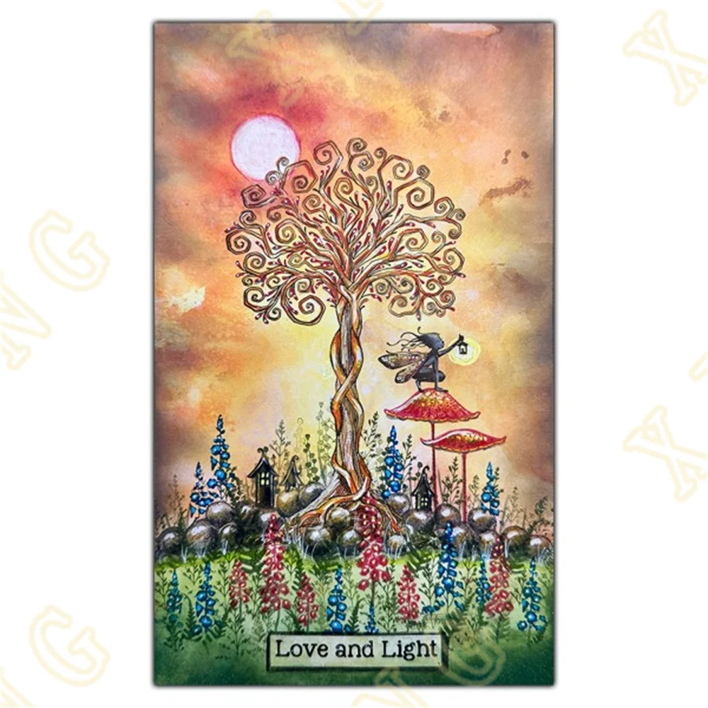 Новый сакральный мост ботанические цветы силиконовые штампы украшение для