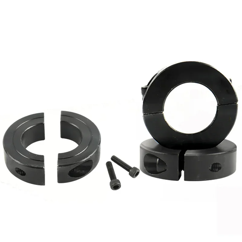 

1Pcs Carbon Steel Fixing Ring Separation Type Optical Axis Adjustment Seat Bearing Locking Sleeve ID 3 4 5 6 8 10 12 13 to 50mm