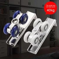 train roller kit hardware furniture accessories cabinet nylon pulley sliding door wheel door rollers hanging wheel
