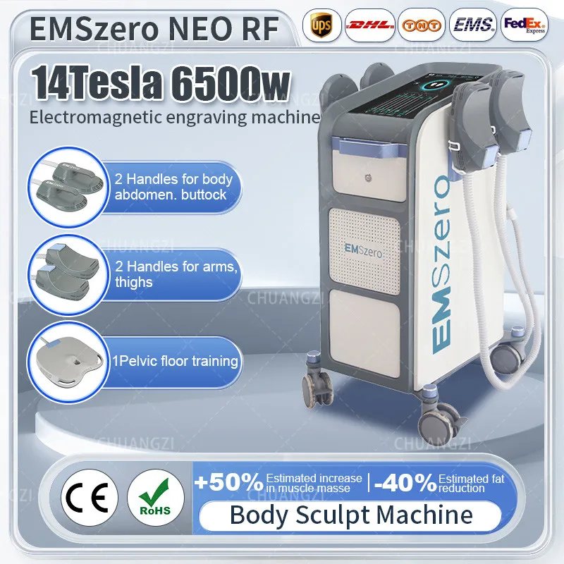 

2023 Emszero Nova EMS 6000W Neo 14Tesla Hi-emt Muscle Sculpt Machine With 4 Handles And Pelvic Stimulation Pad Optional EMSSlim