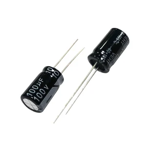 100V100UF 10x16mm Aluminum Electrolytic Capacitors 100V 100UF 100wv 100mf 100vdc 100MFD 100uf100v 100v100mf 100mf100v 220uf