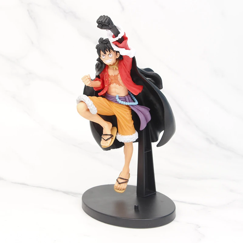 

21cm Anime One Piece Action Figure Monkey D Luffy Armed Color Domineering Battle Suit Doll PVC Collection Model Toys Kid Gift