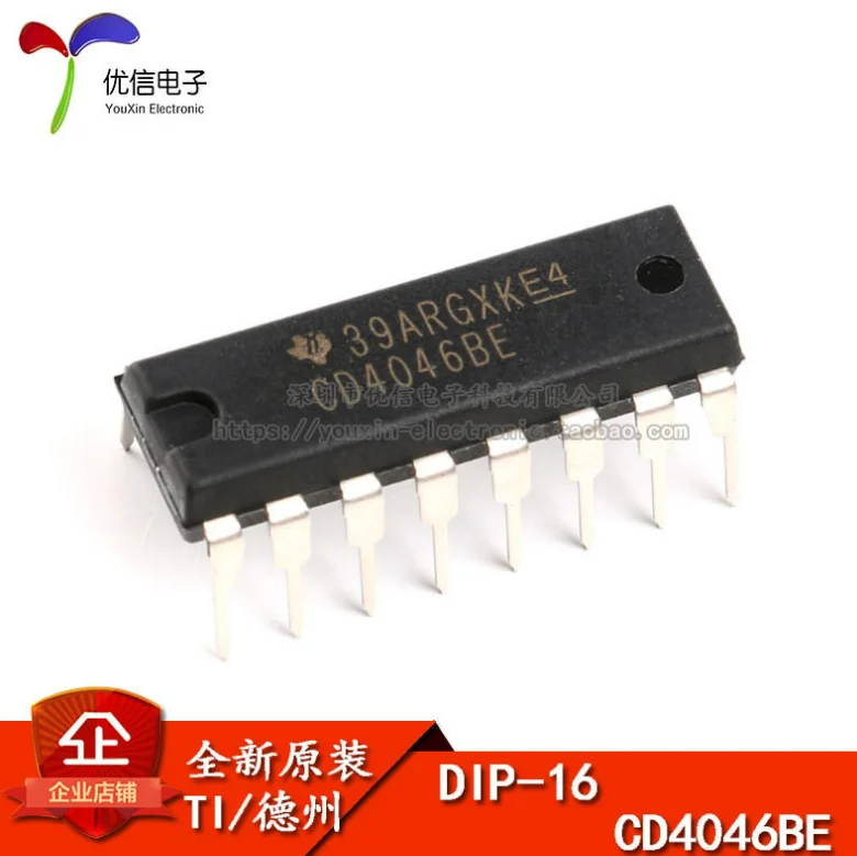 5 шт./партия, интегральные схемы CD4046BE CD4046 DIP-16 4000 A