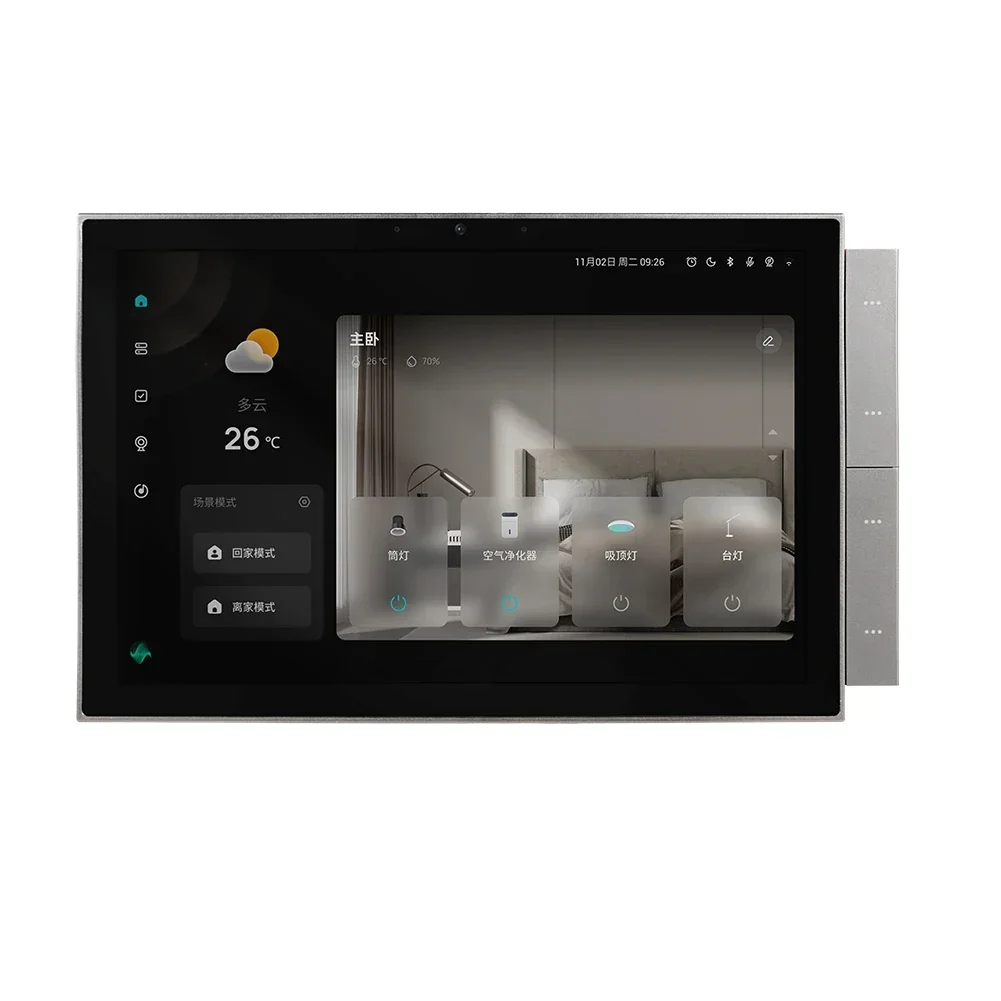 SZMYQ 10-дюймовая панель управления умным домом Tuya настенный переключатель с