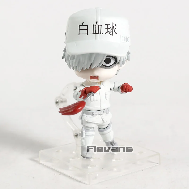 

979 Cells at Work White Blood Cell Cute Toys Doll PVC Action Figure Collectible Model Gift