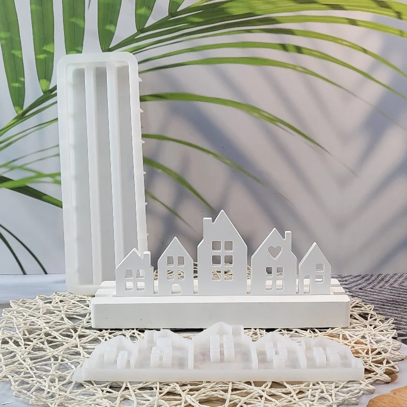 Силиконовая форма для украшения дома гипса и бетона самостоятельного литья из