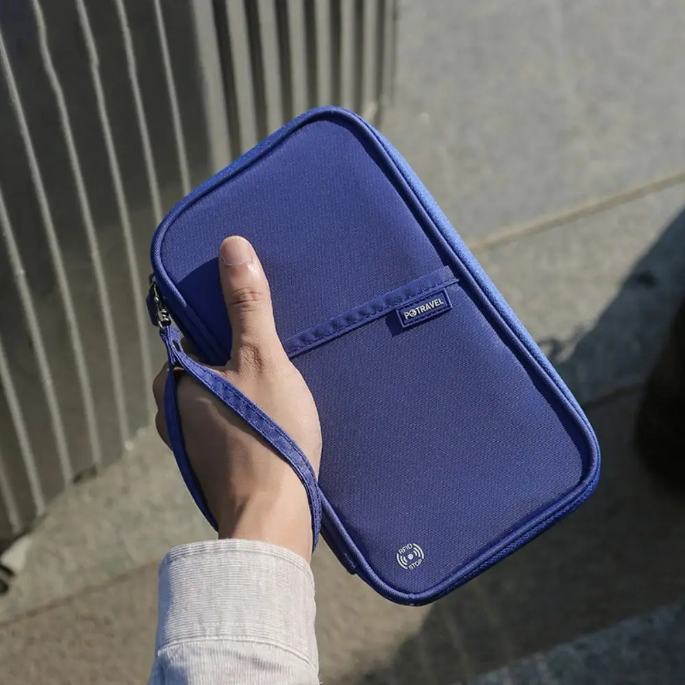 Милый держатель для карт нейлоновая сумка паспорта кошелек RFID противоугонный