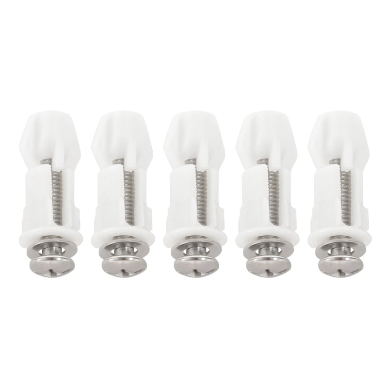 

Hot SV-Toilet Seat Hinges Screws WC Hole Fixing Easy Installation 10 Pack