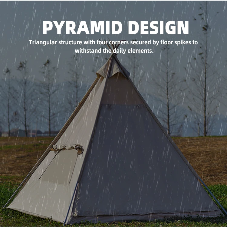 Портативная складная ветрозащитная индийская палатка-типи на заказ большой
