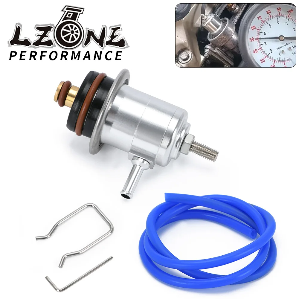 

LZONE - Регулируемый регулятор давления топлива для VW Golf Jetta Passat Audi VAG Регулятор топлива двигателя fpr АЛЮМИНИЕМ JR-FPR99