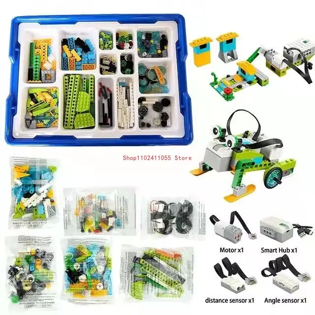 

Детский программируемый робот Wedo2.0, строительные блоки 45300, совместимы с lego, учебные пособия