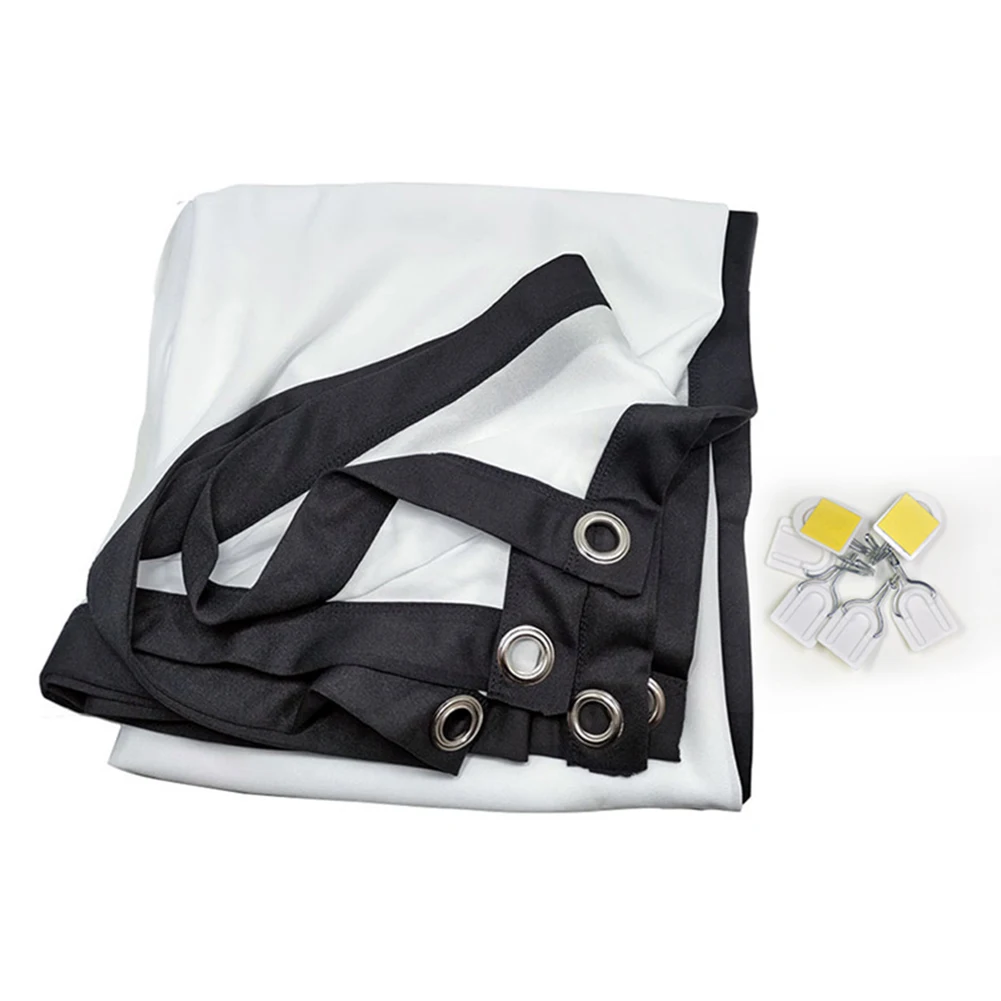 Портативный складной экран для проектора 16:9 HD наружного и домашнего кинотеатра 3D