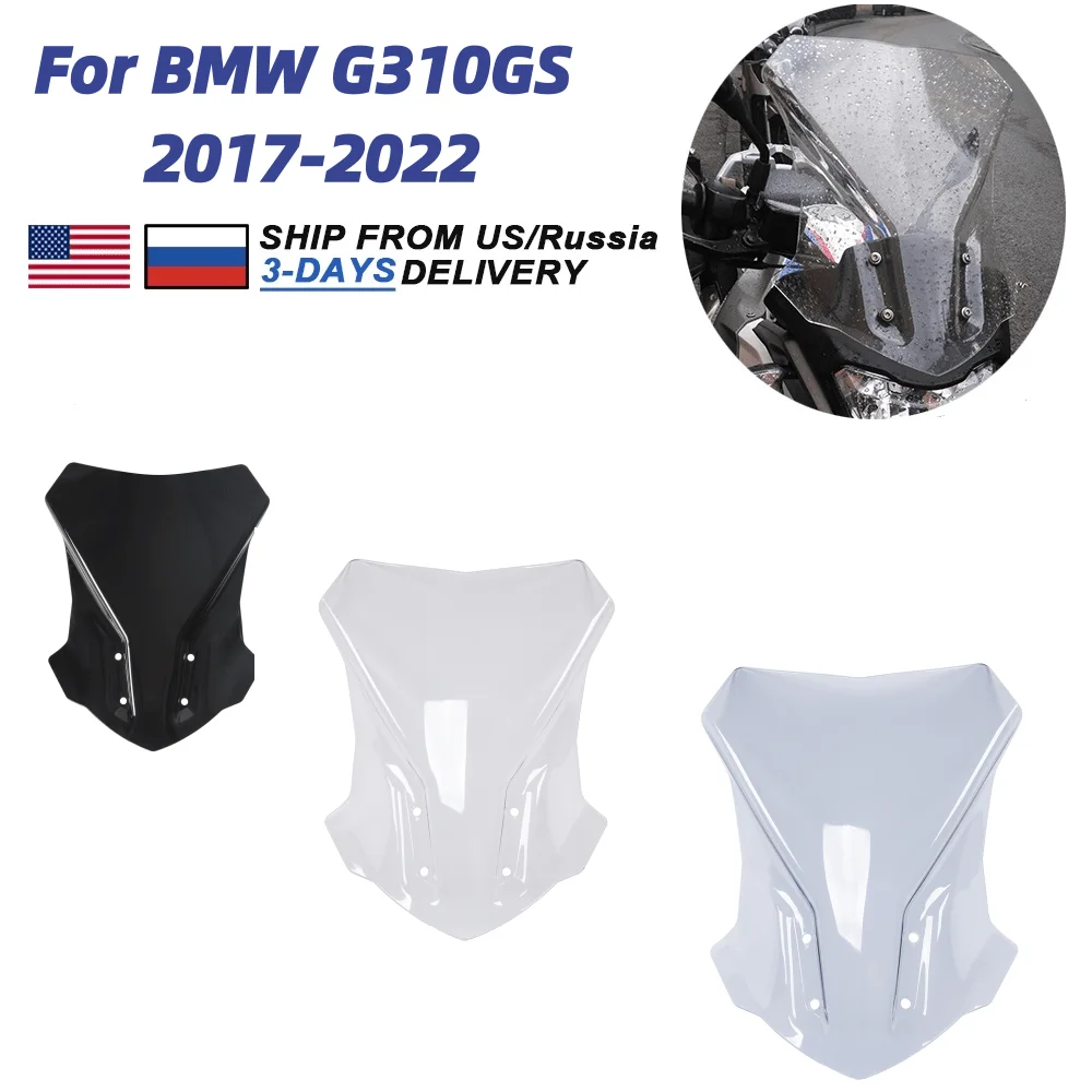 G310GS Windscreen Windshield Wind Deflector for BMW G310GS G 310GS 2017 2018 2019 2020 2021 2022 G 310 GS G 310GS Accessories