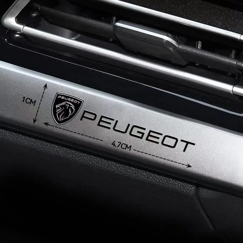 

Наклейка с эмблемой салона автомобиля, аксессуары для Peugeot 206 307 308 207 3008 208 407 508 2008 5008 301 406 408 607 4008 Rifter RCZ