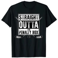 ice hockey player gift straight outta the penalty box shirt t shirt customized products