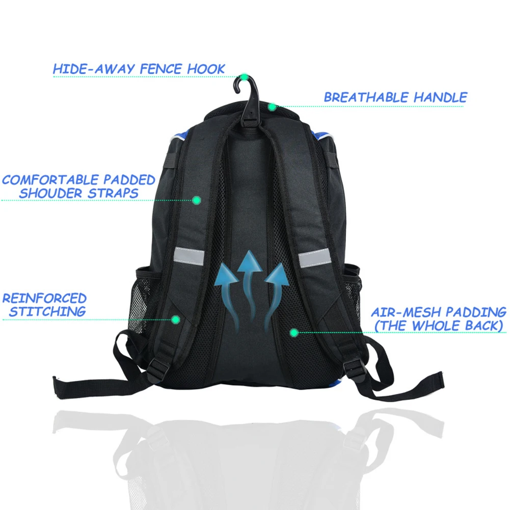 Версия Бейсбольного Рюкзака С Крючком Для Забора И Отделением Обуви Спортивная