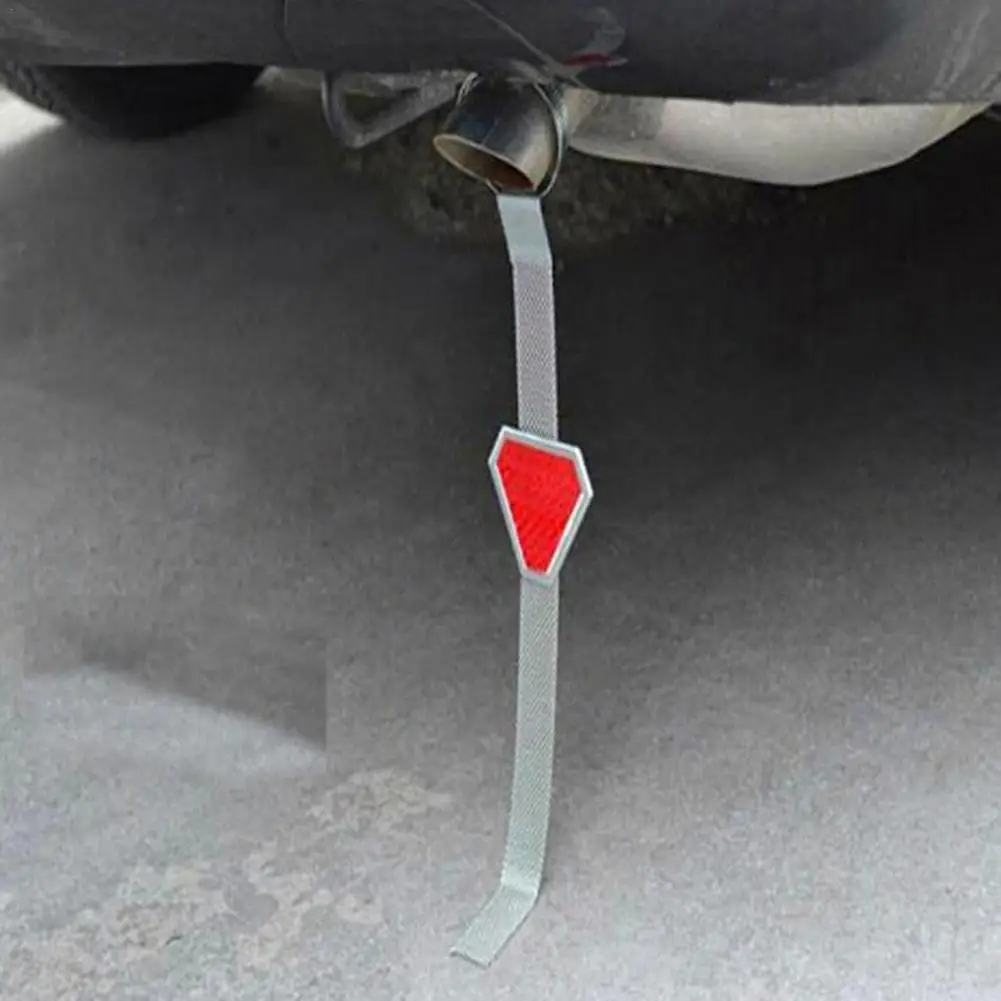 

1Pcs Auto Anti- Static Metal Strap Car Reflective Triangle Warning Electrostatic Strip Vehicle Ground Wire Safety Warning Chain