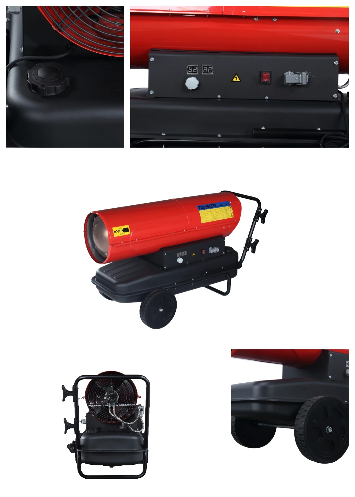 Промышленный электрический тепловентилятор 15 кВт 20 30 дизельный вентилятор