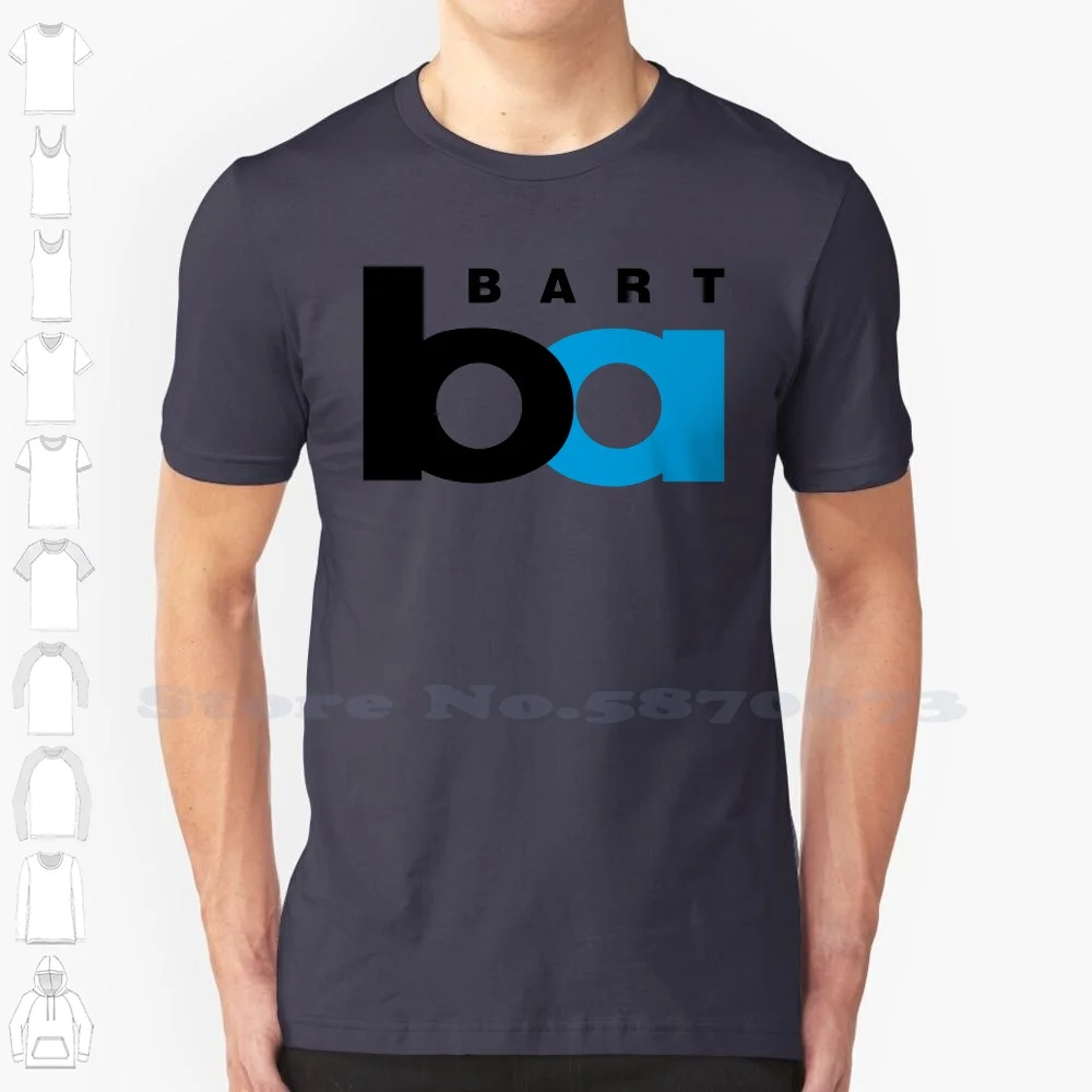 

Bay Area Rapid Transit High-quality T Shirts Fashion T-shirt New 100% Cotton Tee