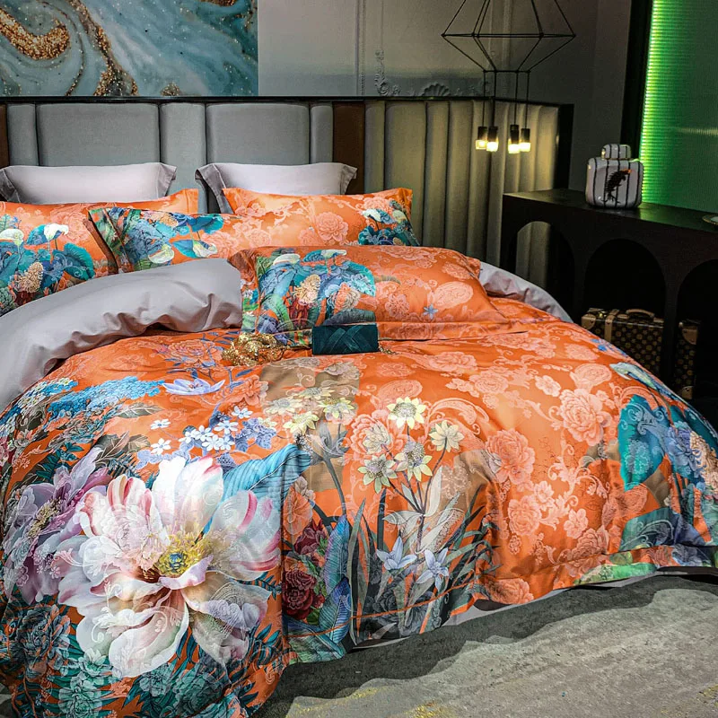 

Nordic Minimalist Double Duvet Cover Set Selling Girls Kawaii King Size Beddings Sets Designer Satin Edredones De Cama Ornament