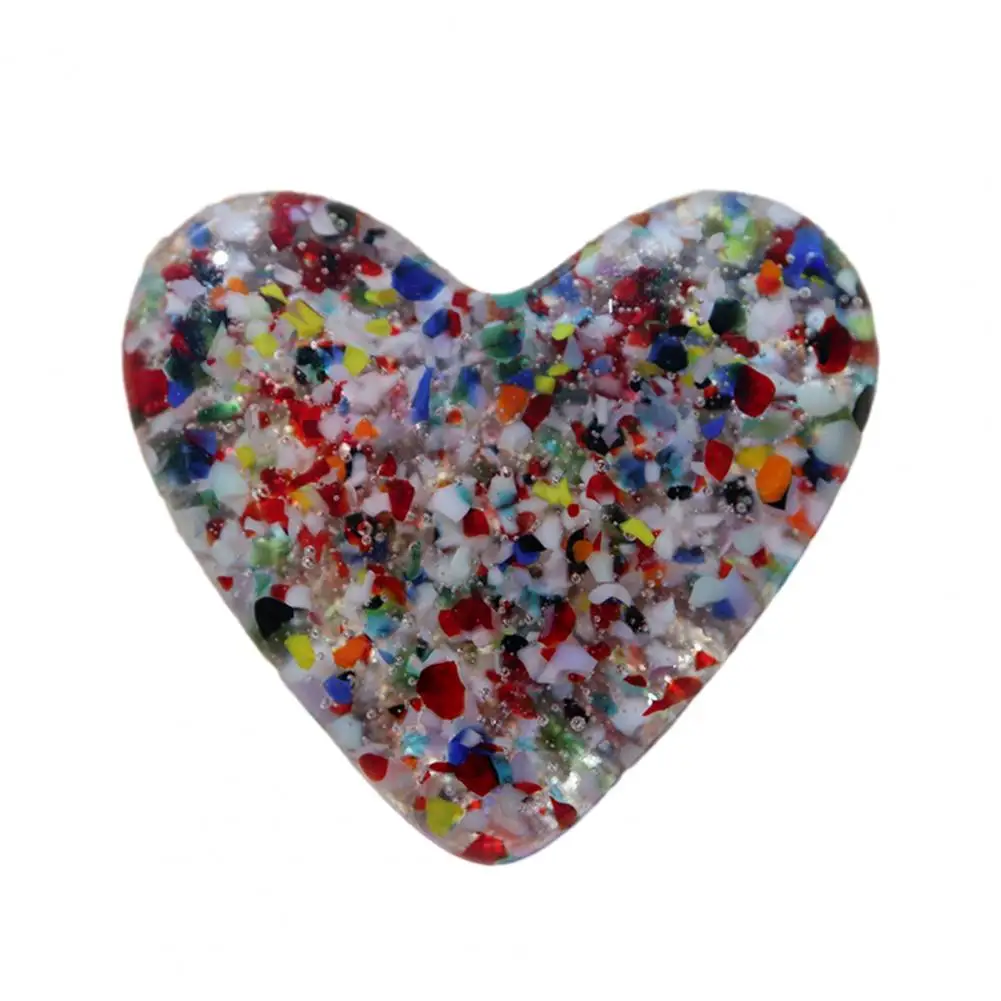 

Стеклянные сердца пляж влюбленные стеклянные карманные сердца Изысканные стеклянные карманные сердца Красочные камни прозрачный Гладкий значимые для него