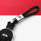 Кожаные брелки для автомобильных ключей из цинкового сплава, брелок для MINI Cooper R55 R56 R57 R58 R59 R60 F54 F55 F56 F57 F60, Стайлинг автомобиля